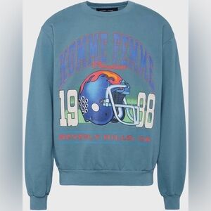 Homme + Femme Elite Crewneck Sweatshirt in Deep Teal